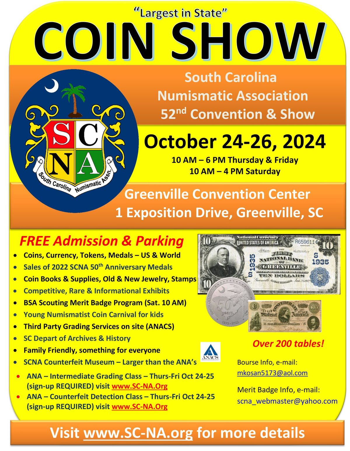 SCNA 52nd Annual Convention and Show