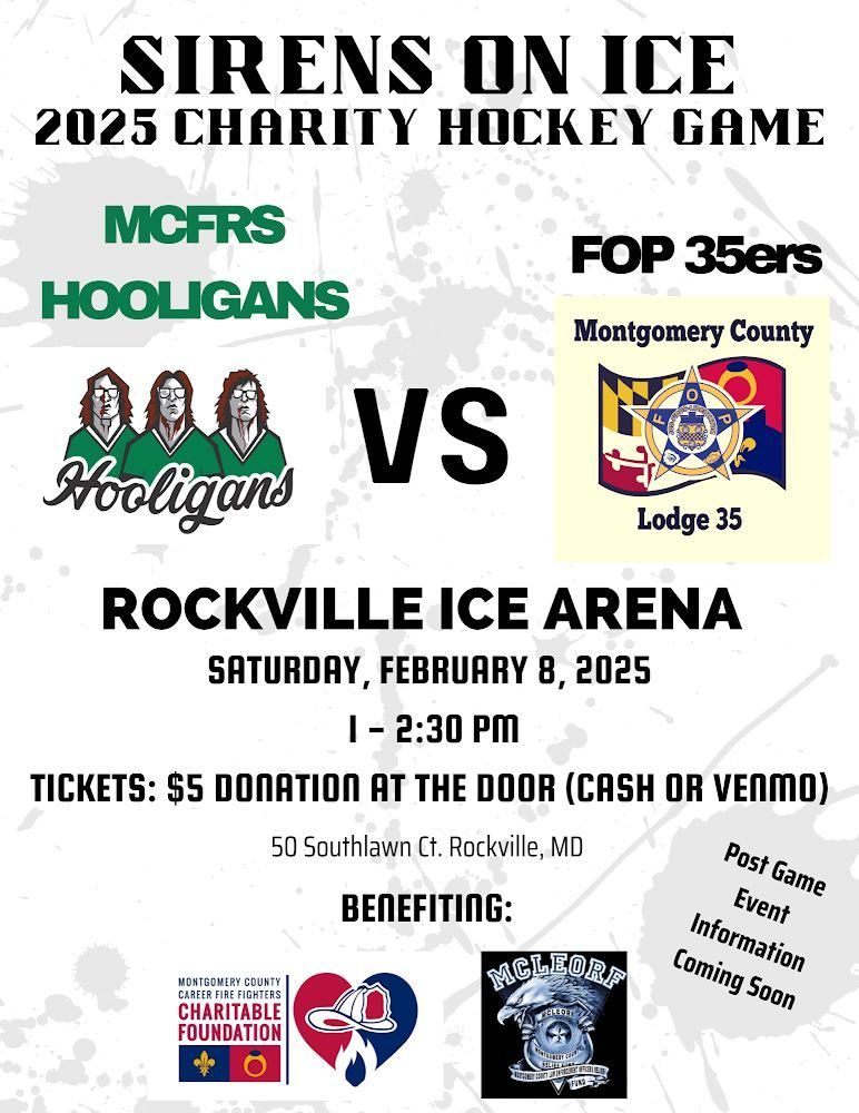 Sirens On Ice Charity Hockey Game