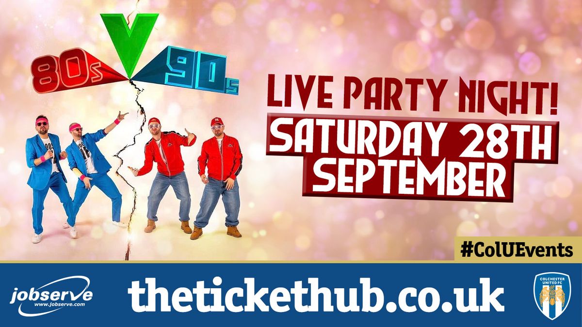 80's v 90's Live Party Night