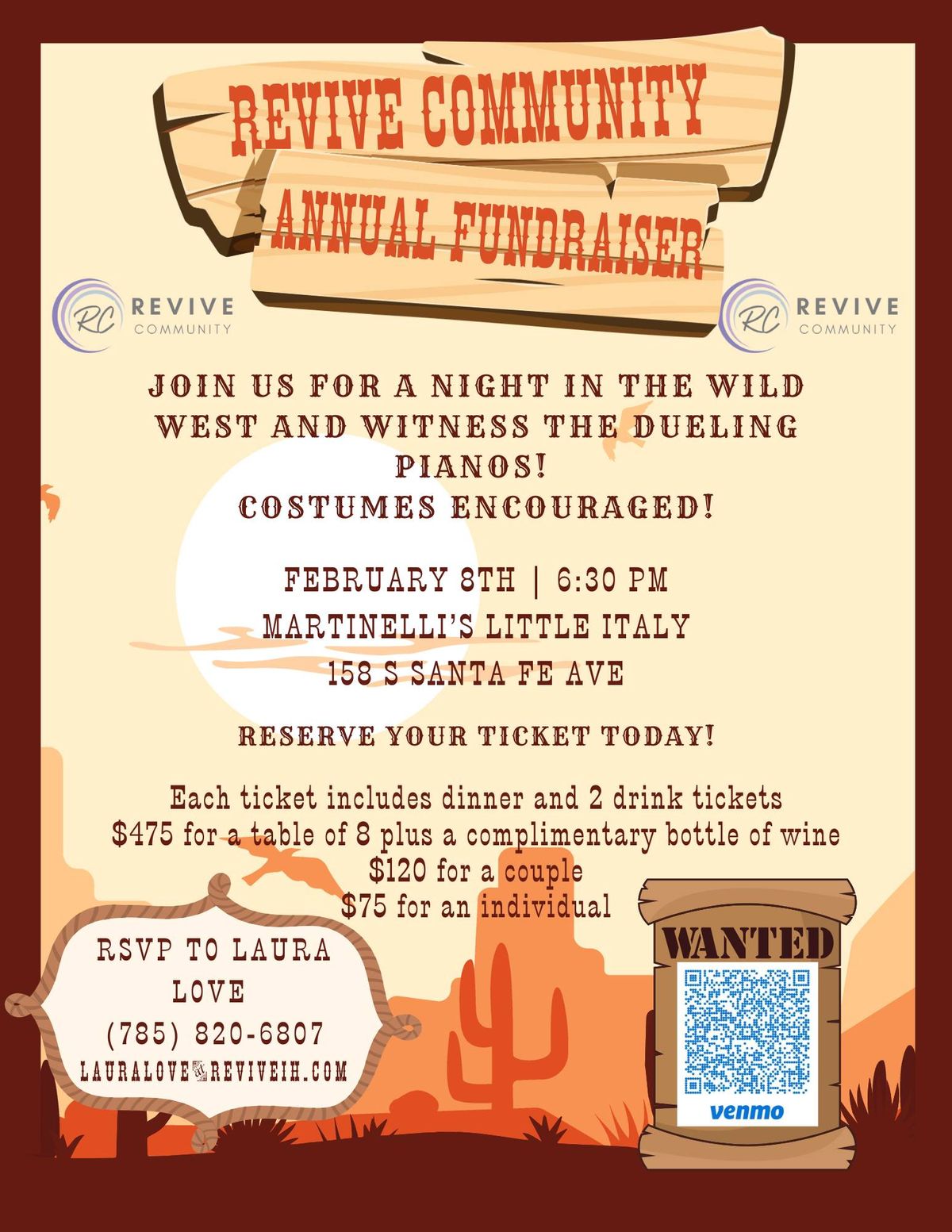 Revive Community Annual Fundraiser 