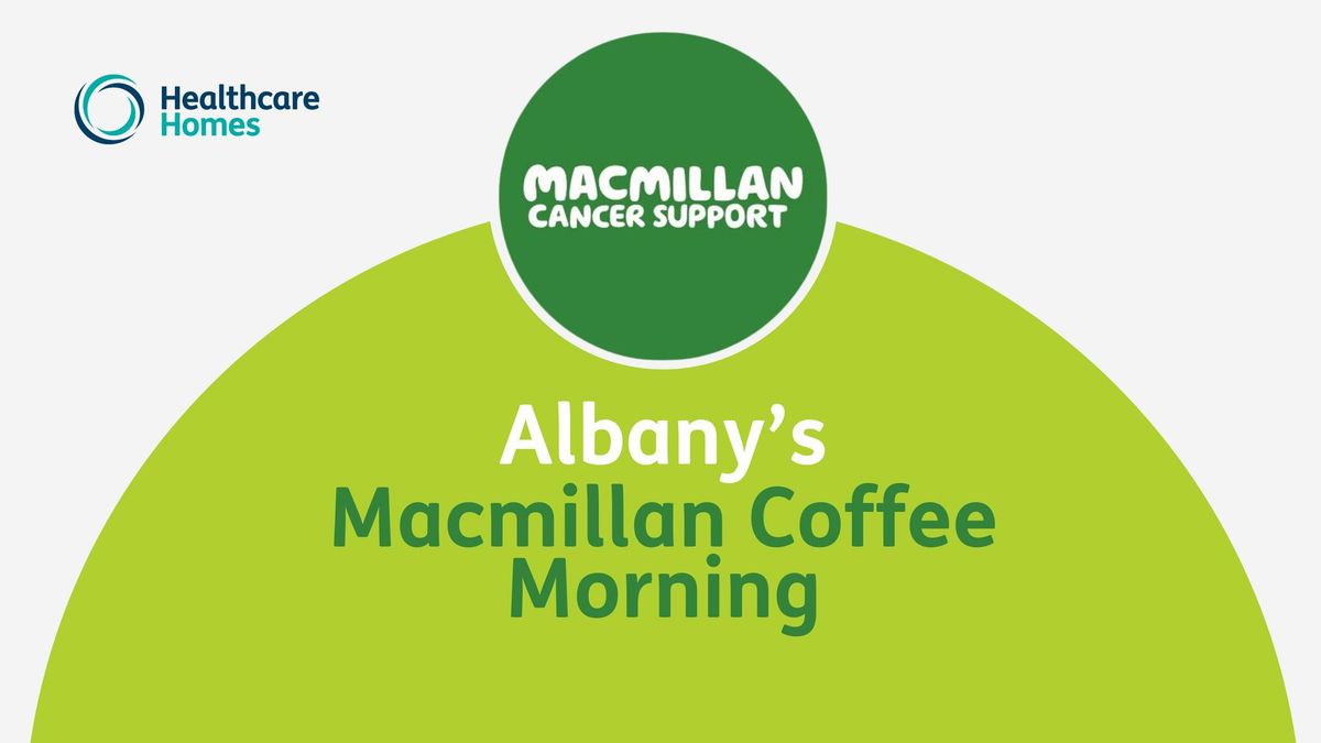 Albany care home's Macmillan Coffee Morning