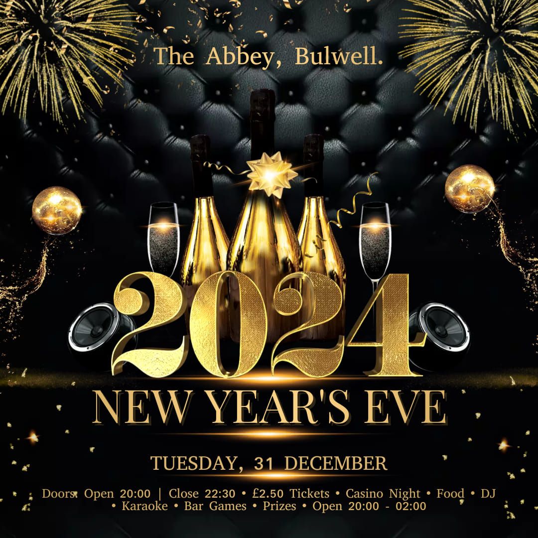 The Abbey, Bulwell Presents: New Years Eve 2024! WITH SINGER RHYS LOCK!