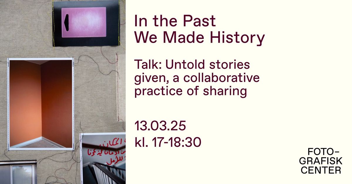 TALK: Untold stories given, a collaborative practice of sharing