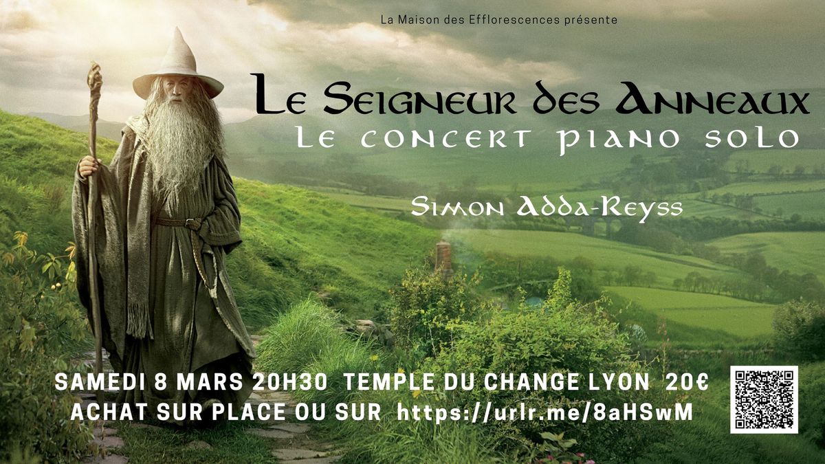 LE SEIGNEUR DES ANNEAUX : LE CONCERT PIANO SOLO 