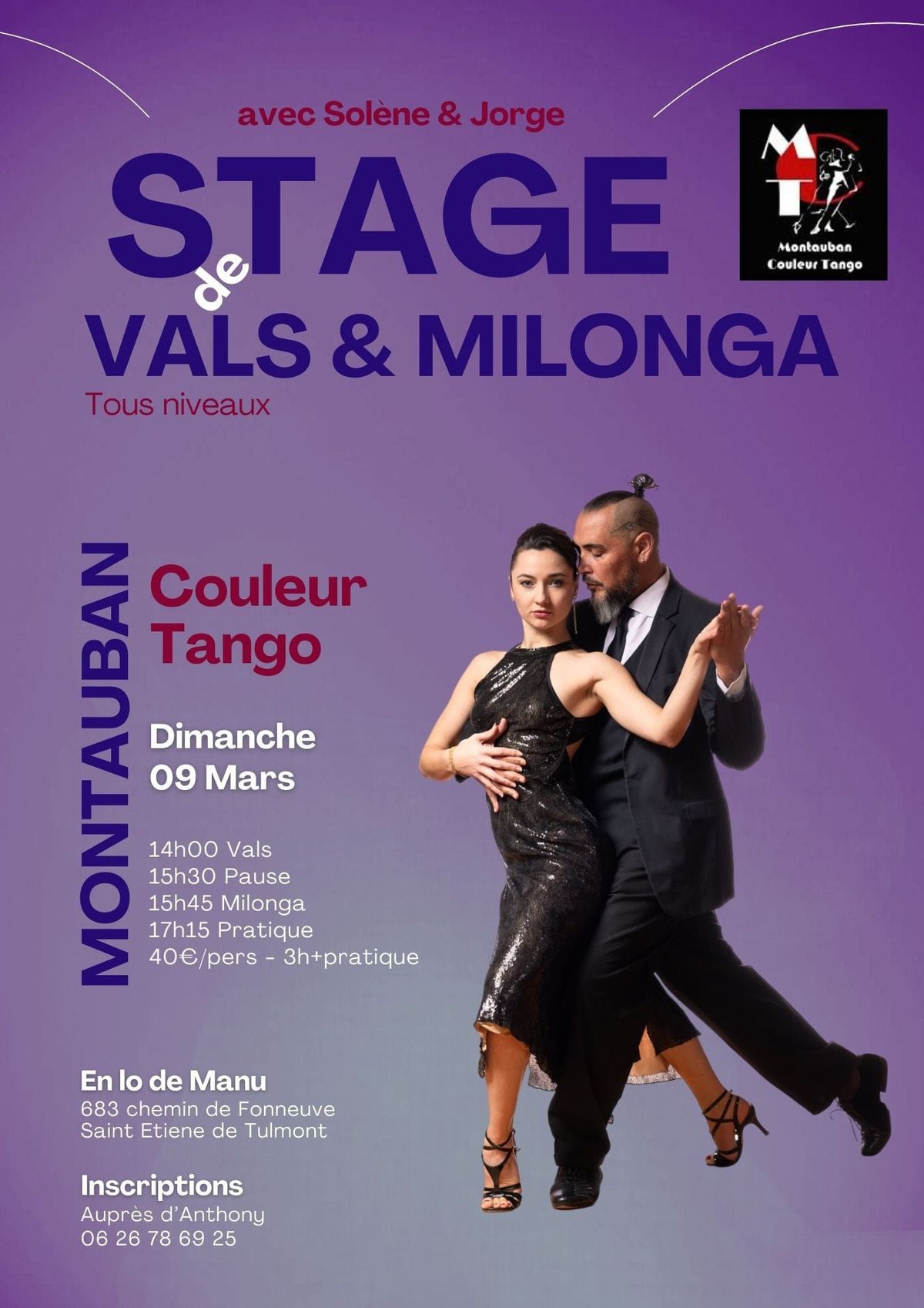 Stage de vals et milonga \u00e0 Montauban