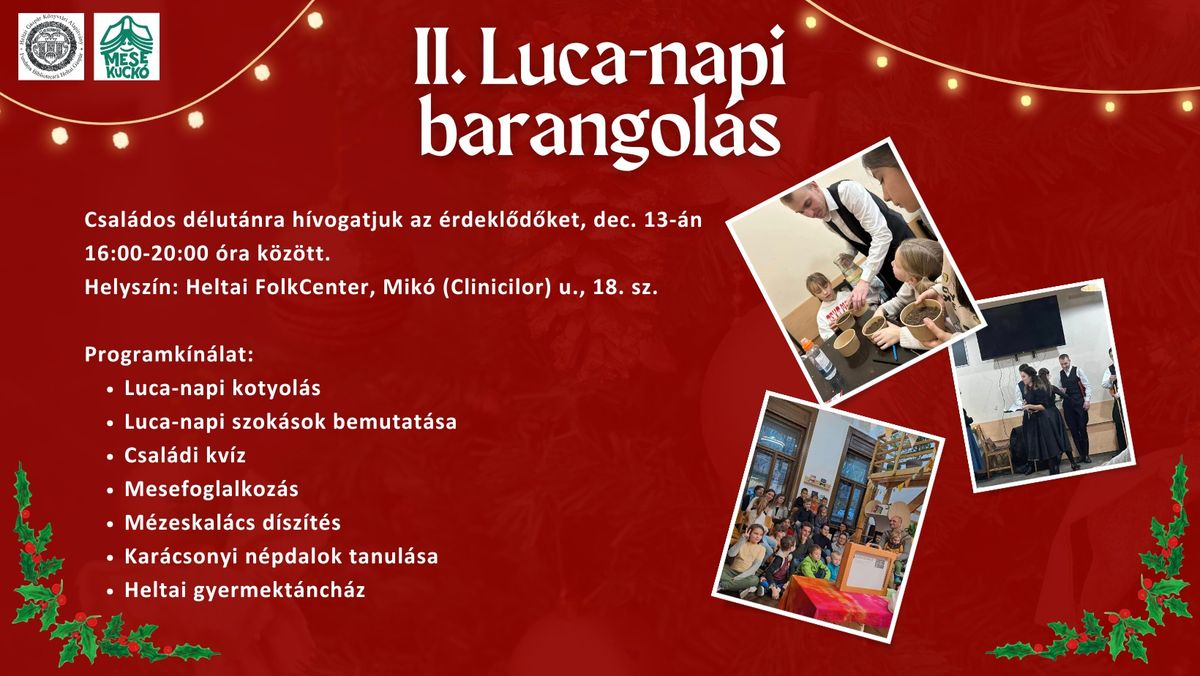 II. Luca-napi barangol\u00e1s