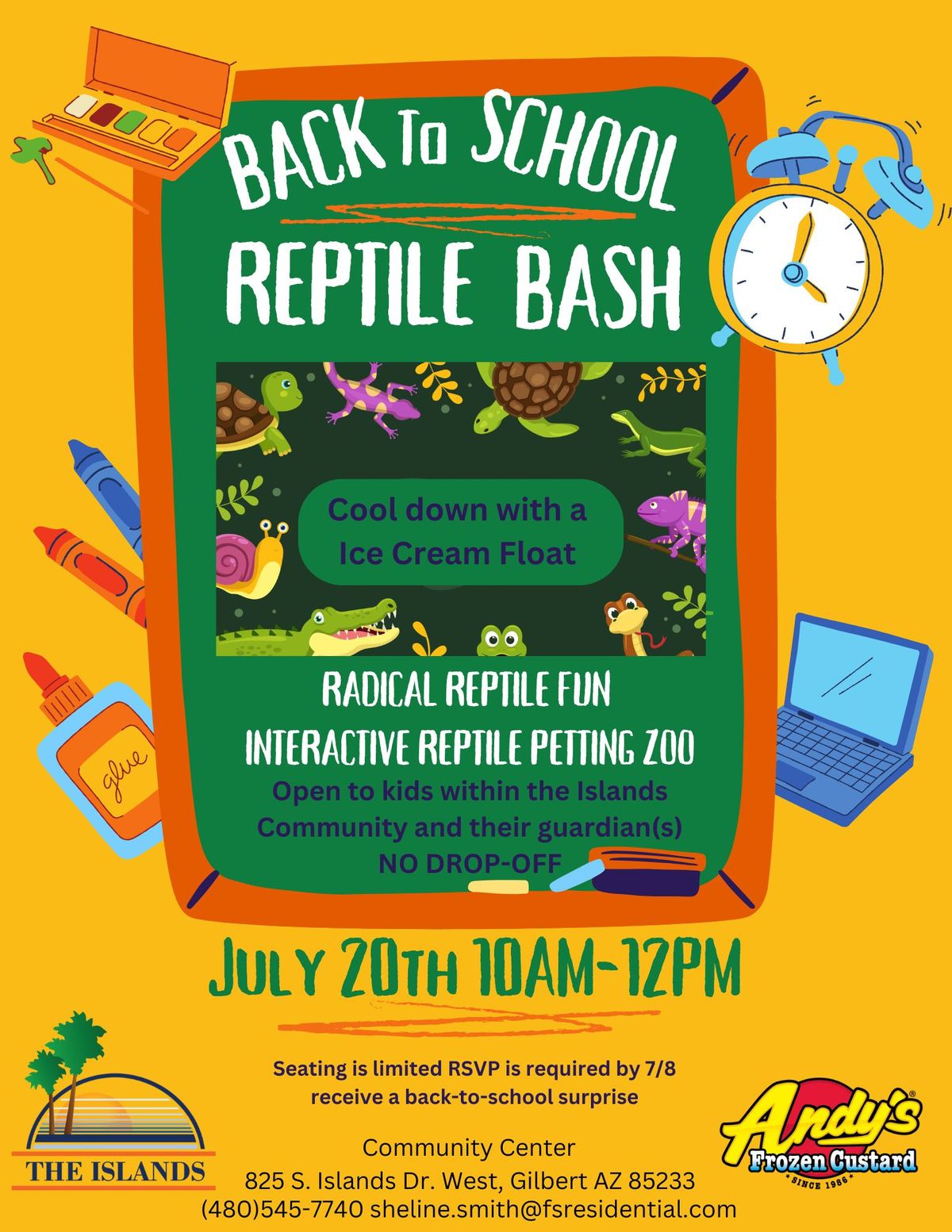 Back to School Reptile Bash