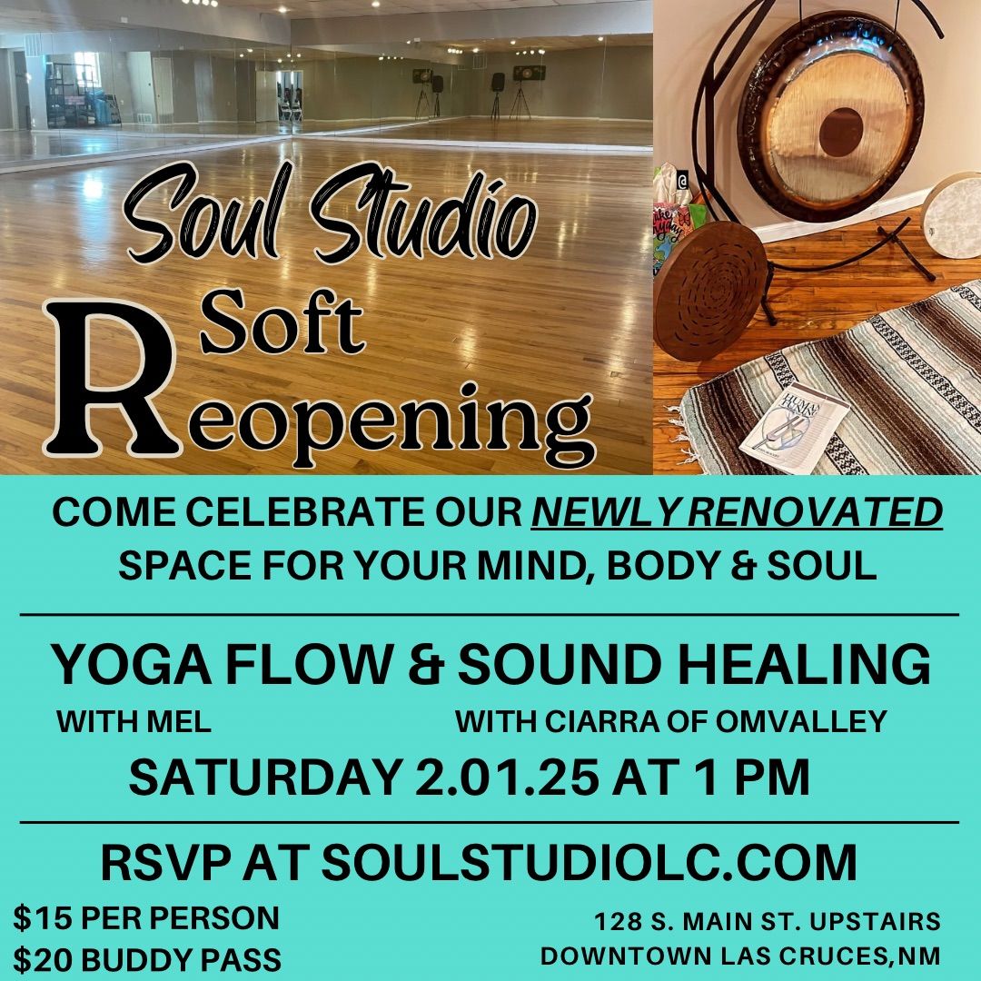 Soft Reopening with Yoga & Sound Healing