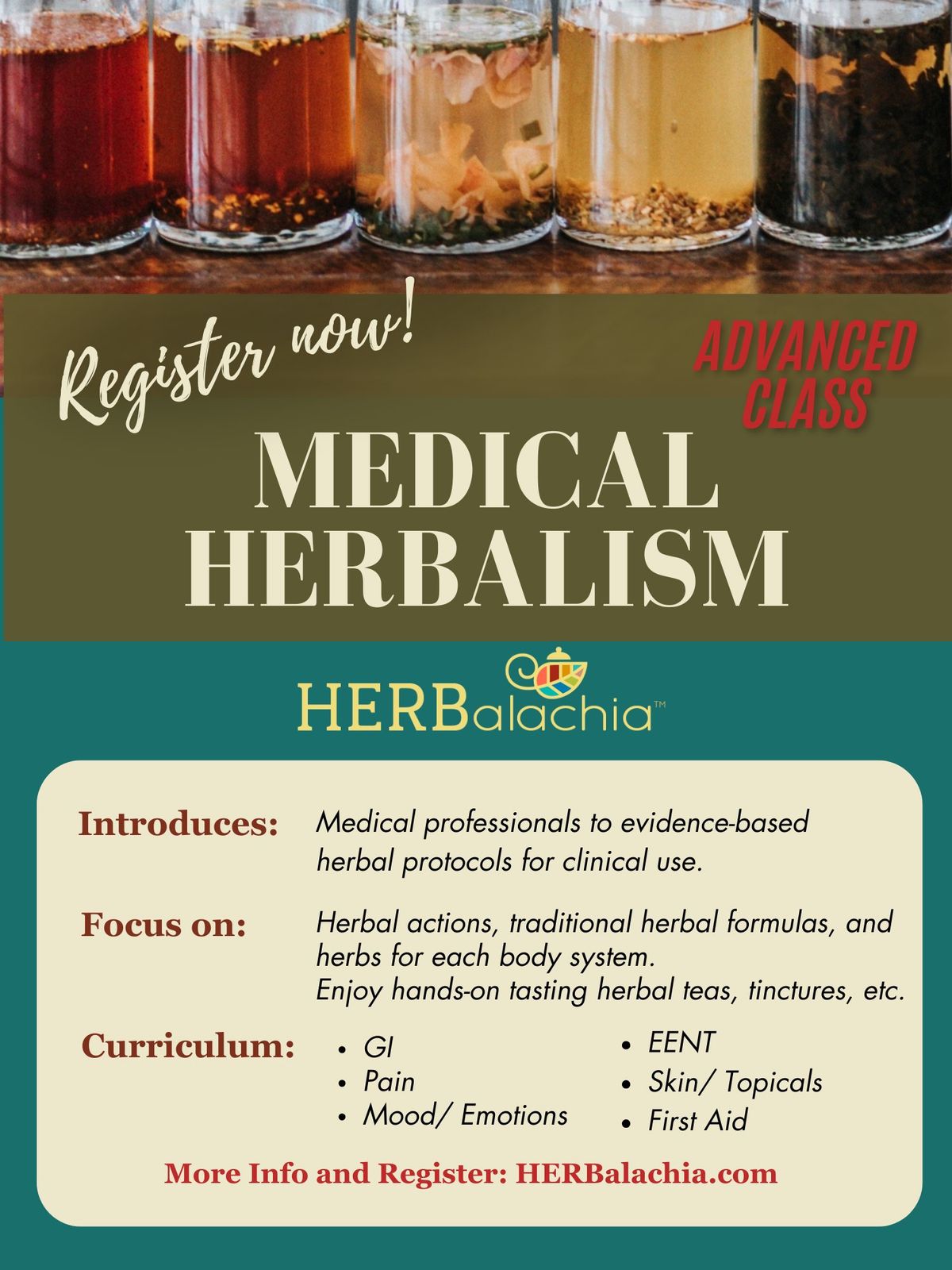 Advanced Medical Herbalism Class