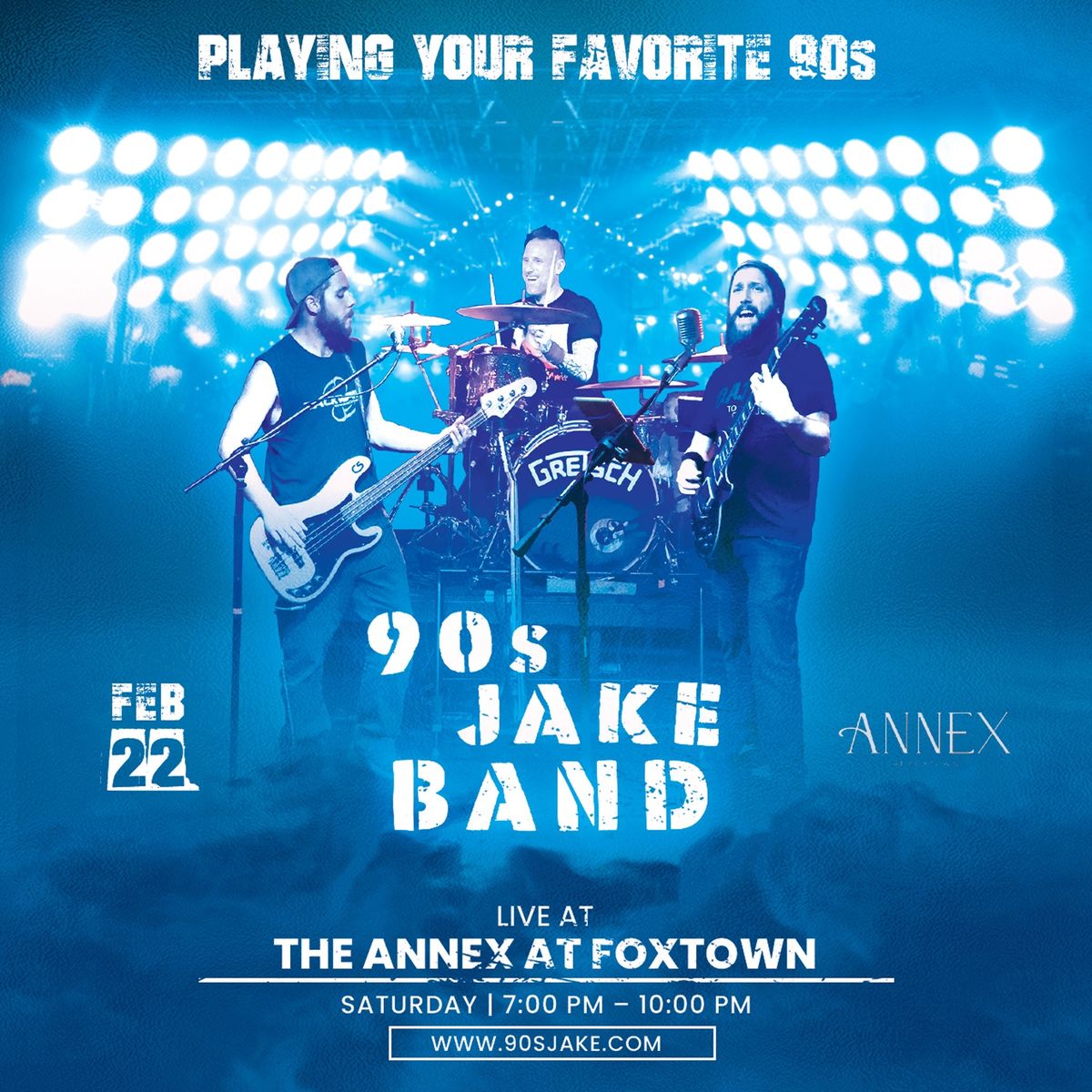 90s Jake BAND is back at The Annex at Foxtown