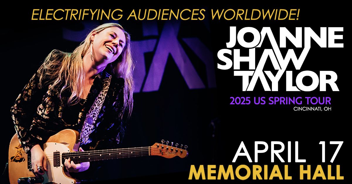 An Evening with Joanne Shaw Taylor presented by Memorial Hall's RiseUp Series 