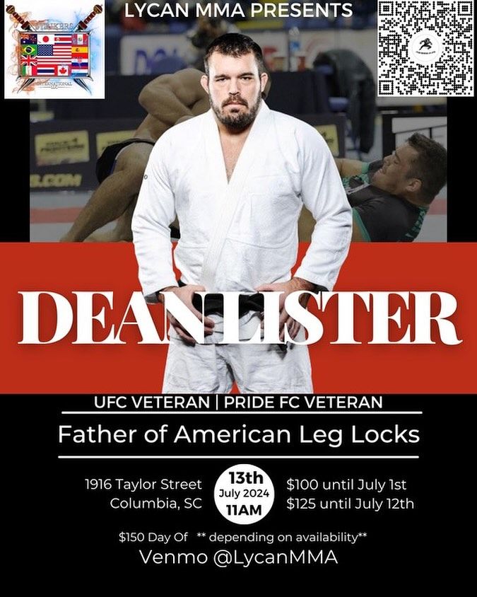 Dean Lister BJJ Seminar