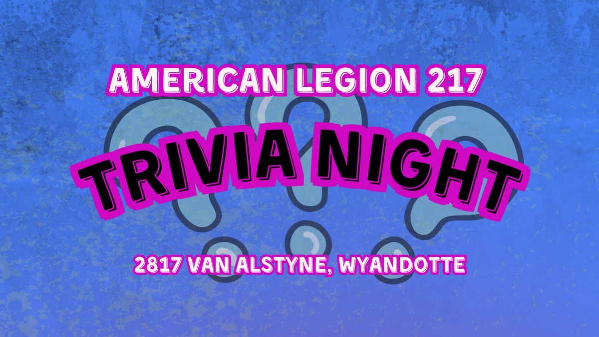 Legion 217 Trivia Night