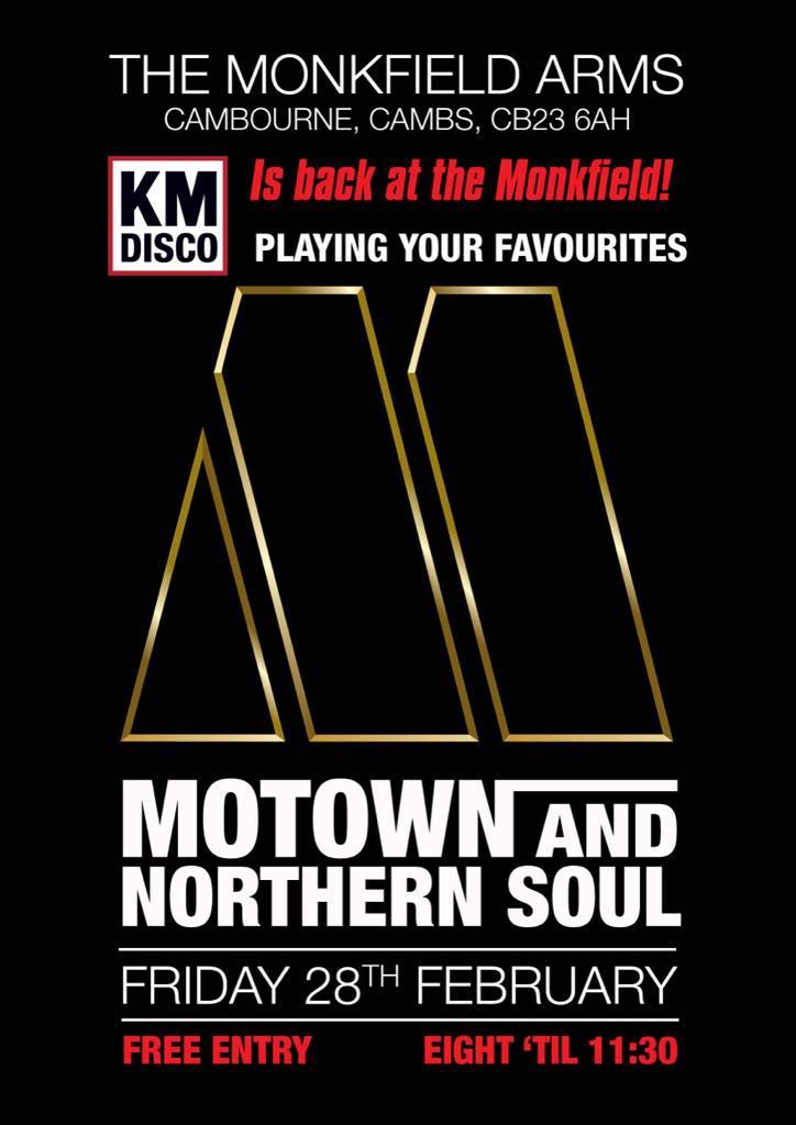 KM Disco Motown and Northern Soul night