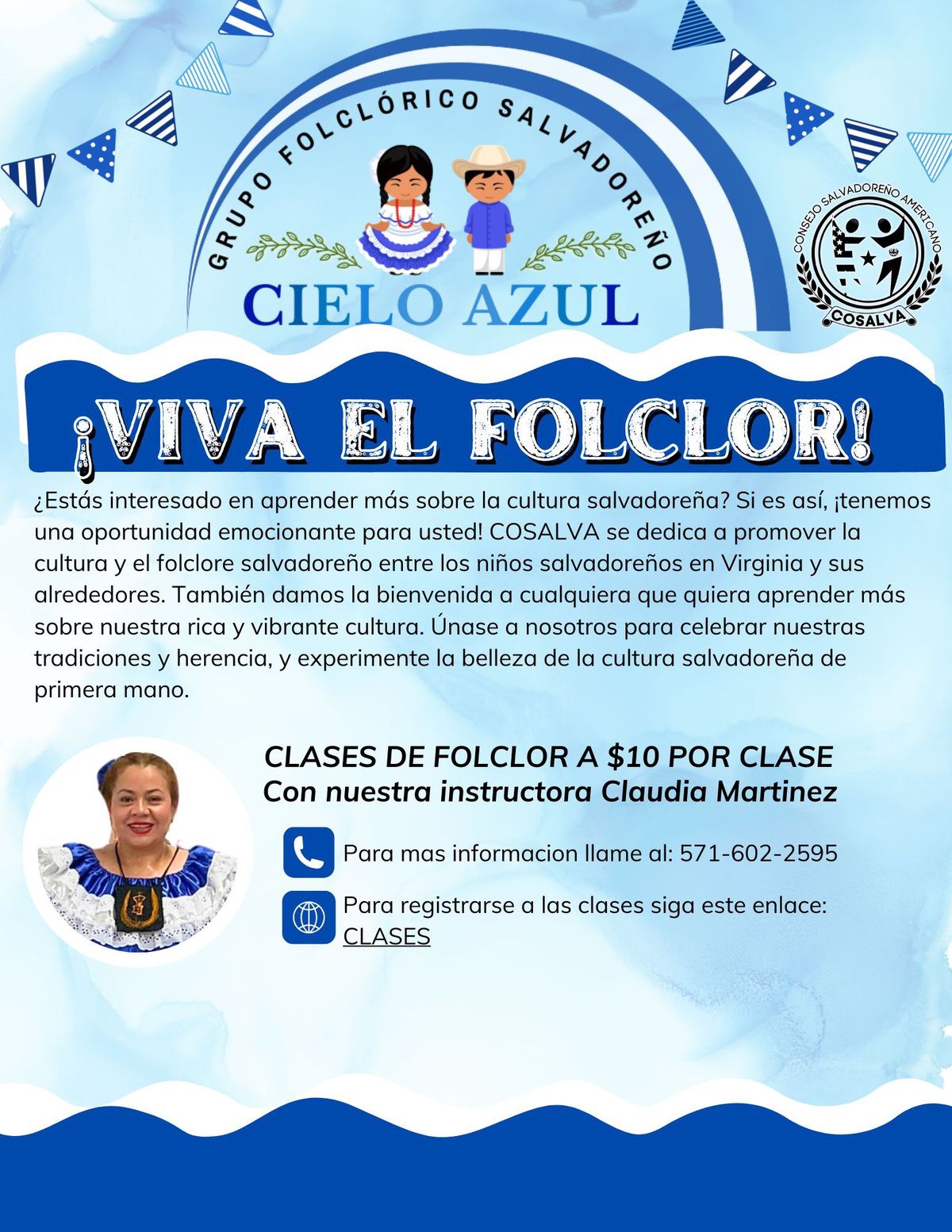 Clases de folclor salvadore\u00f1o