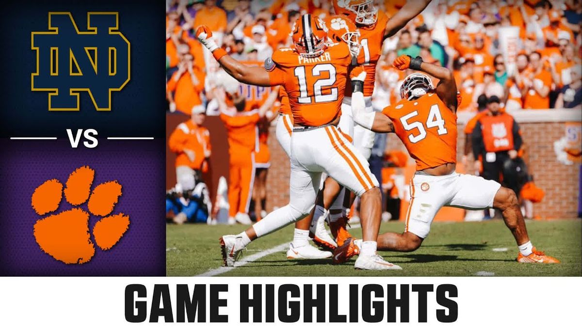 Notre Dame Fighting Irish vs. Clemson Tigers