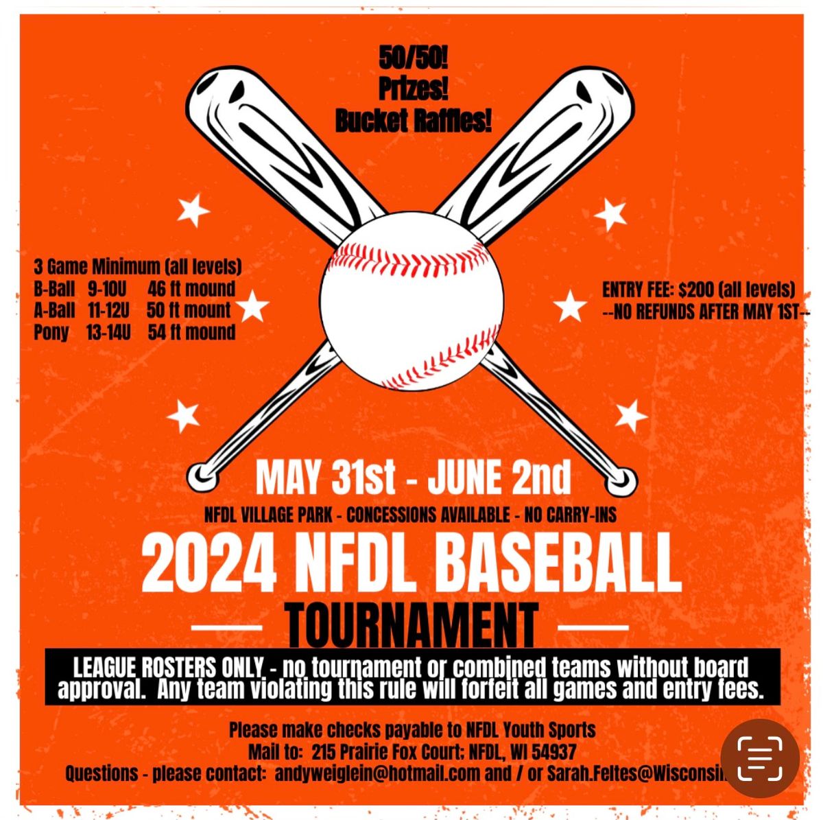2024 NFDL Boys Baseball Tournament