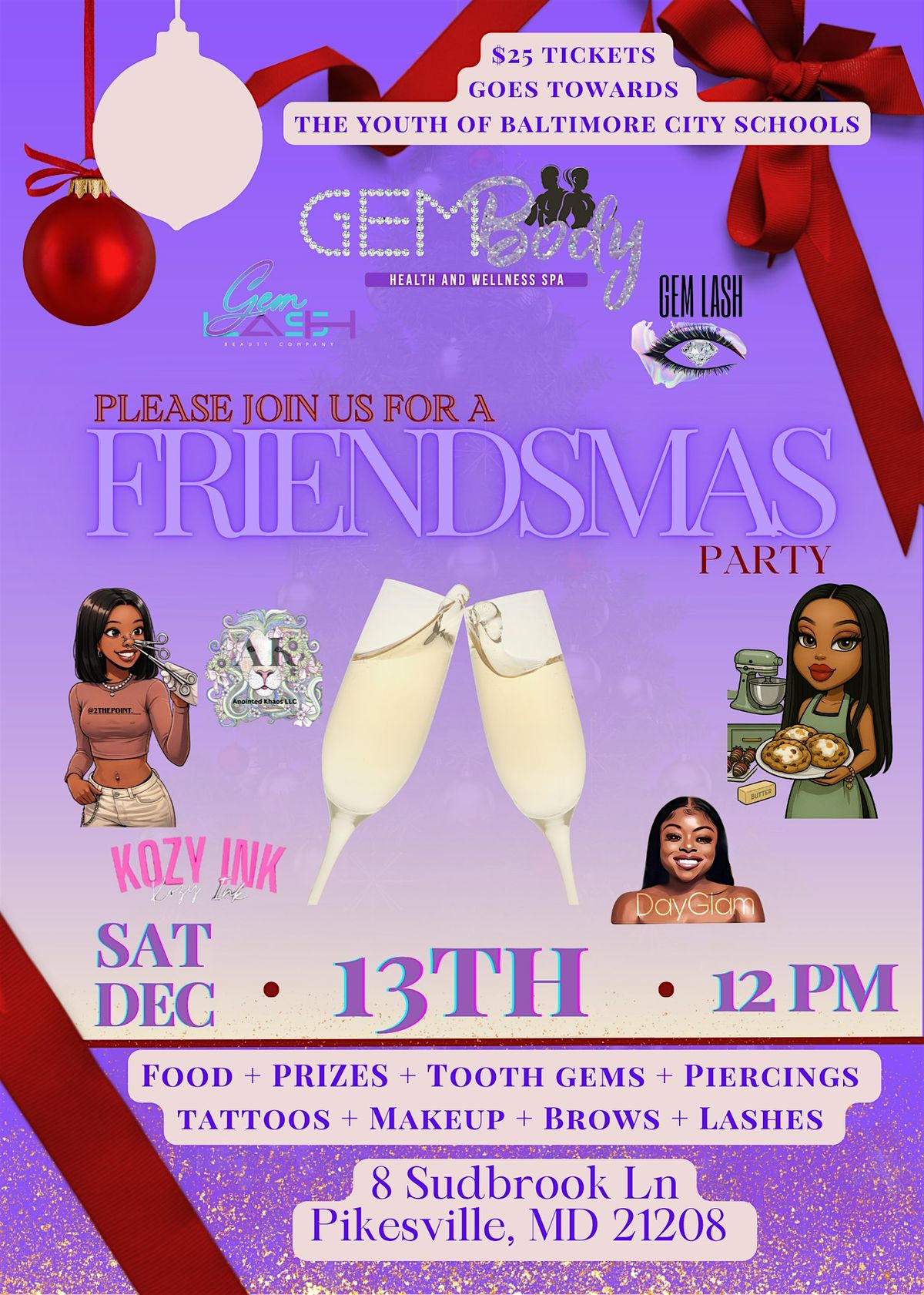 GemLash\/Gembody Presents Friendsmas for A Good Cause