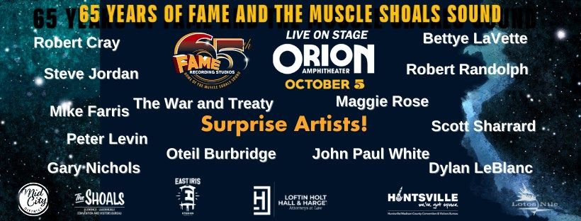 65 Years of FAME & the Muscle Shoals Sound with Robert Cray, Steve Jordan, The War & Treaty, & more