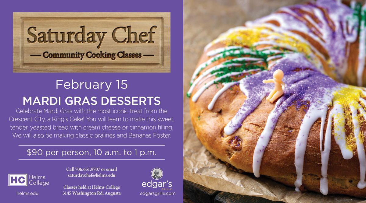 Saturday Chef: Mardi Gras Desserts