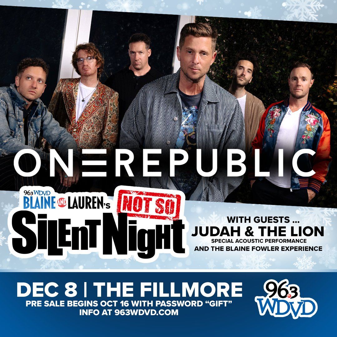 Blaine & Lauren's Not-So-Silent Night: OneRepublic & Judah and The Lion