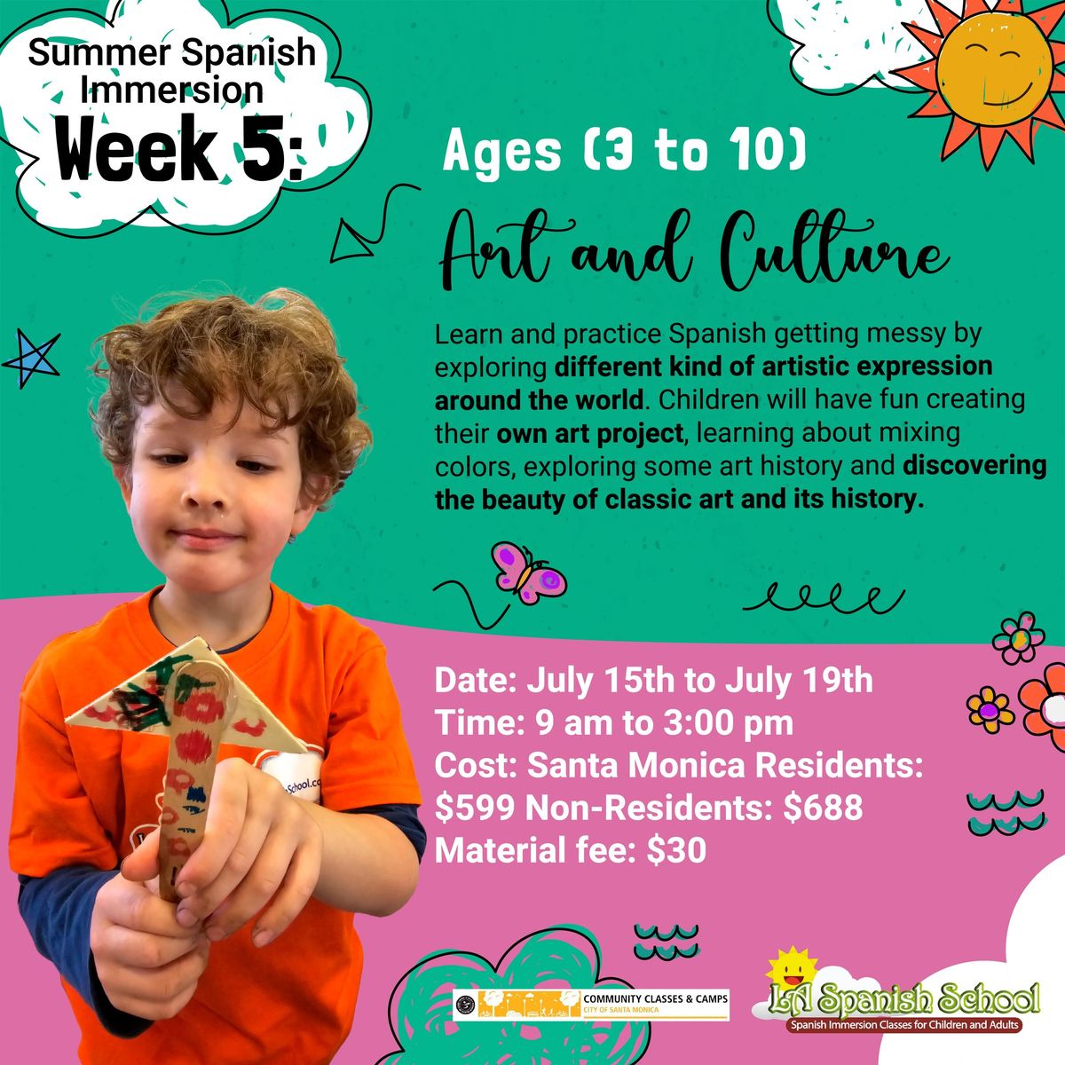 Summer Spanish Immersion Camps (Week 5)
