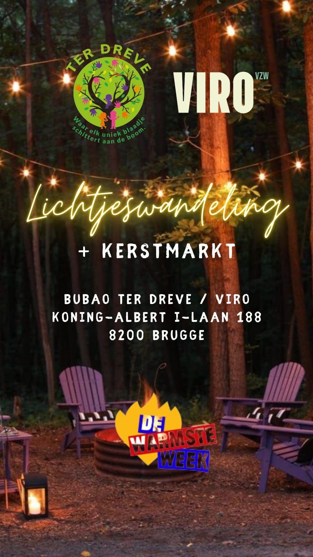 Warme lichtjeswandeling en kerstmarkt \ud83d\udd25