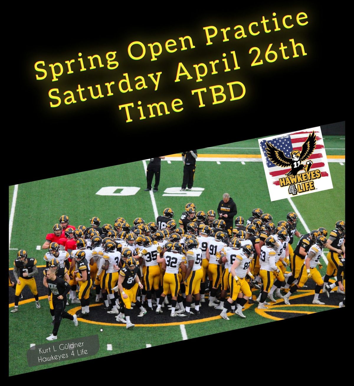 Hawkeye Football Spring Open Practice