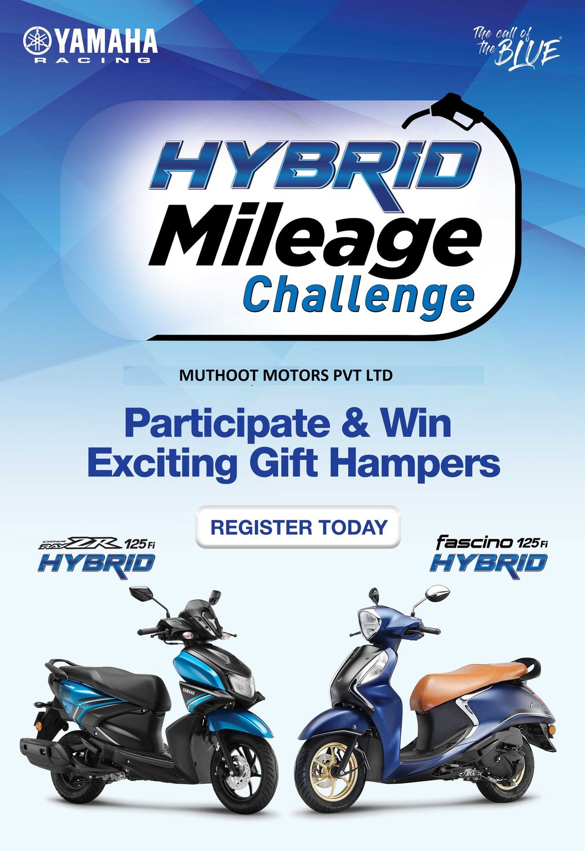 YAMAHA Hybrid Scooters Mileage Challenge