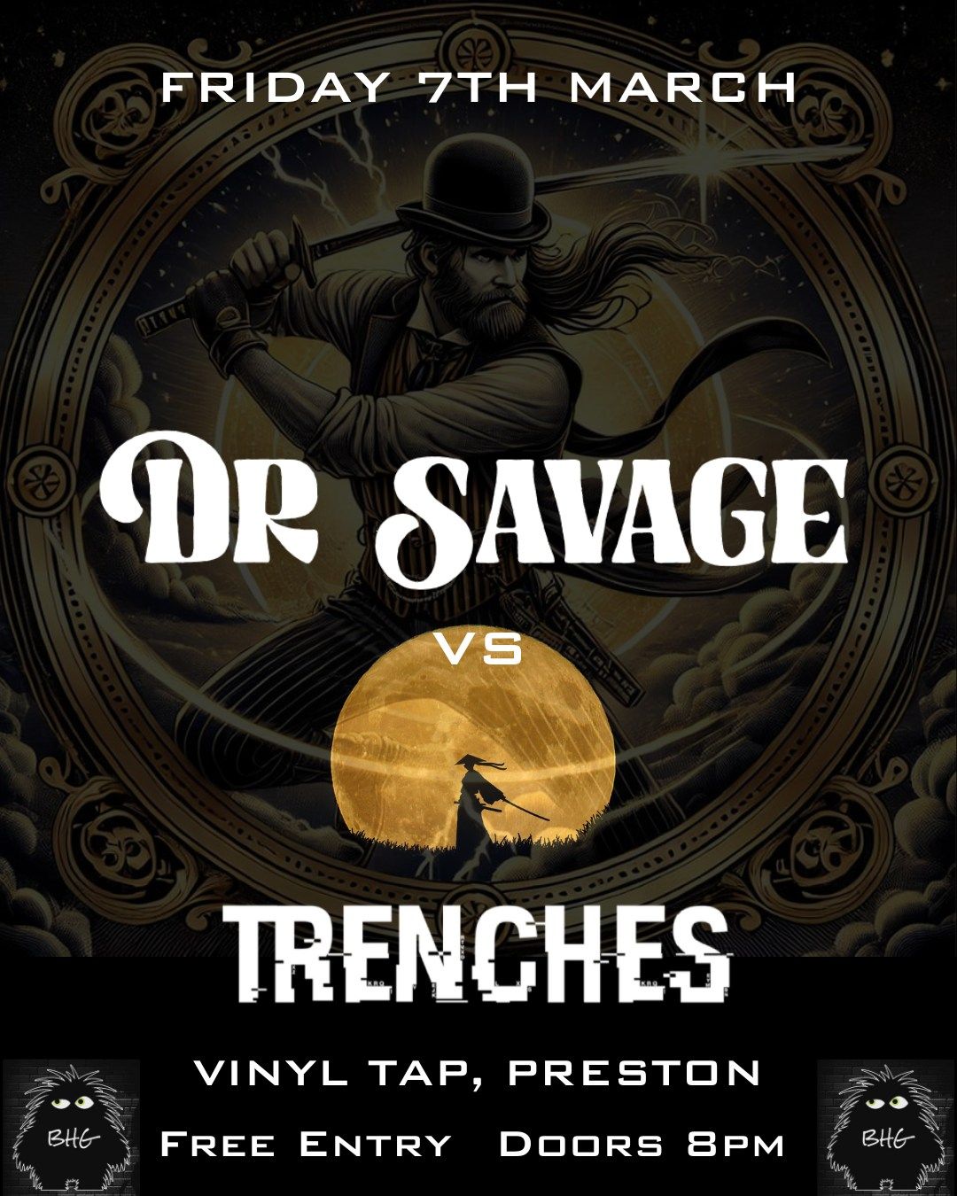 Dr Savage + Trenches @ Vinyl Tap