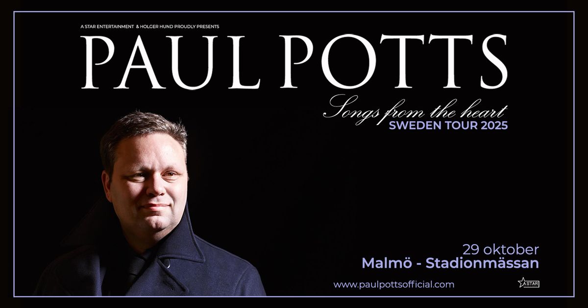 PAUL POTTS | Songs From The Heart | Malm\u00f6