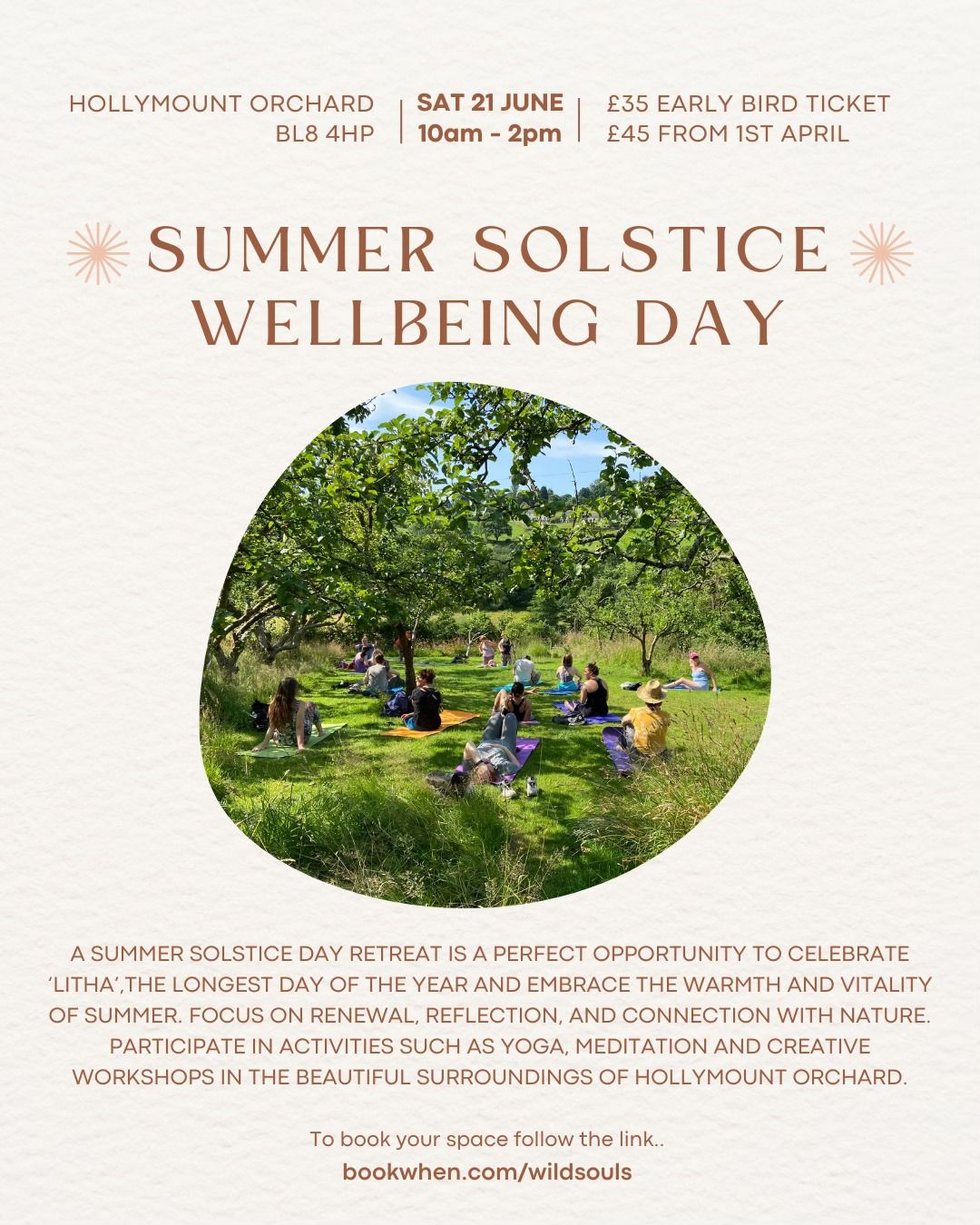 Summer Solstice Wellbeing Day