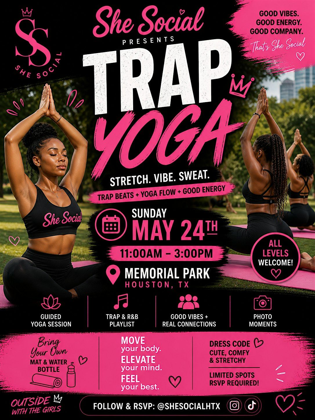 She Social:  Trap Yoga