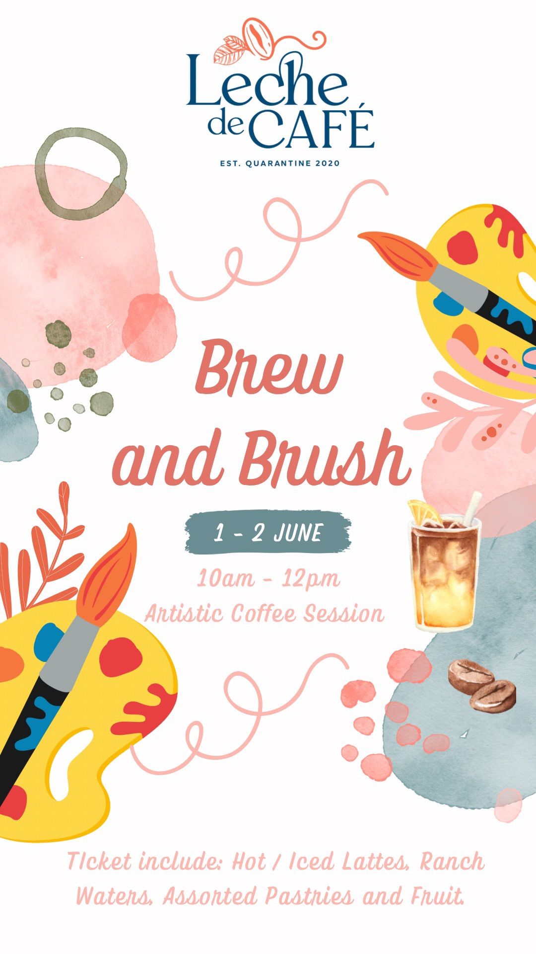 Brew and Brush : Paint and Get Caffeinated