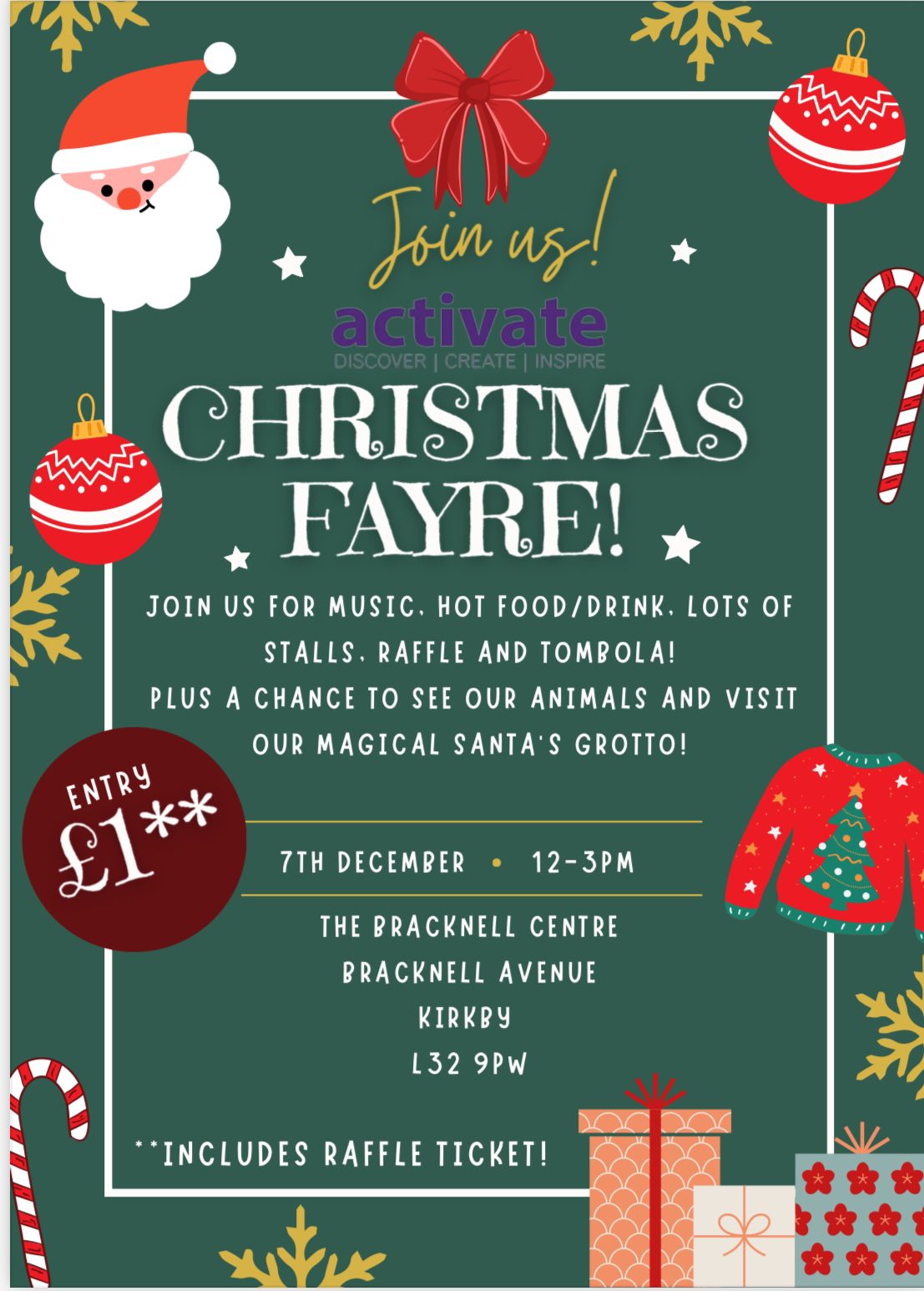 Activate's Christmas Fayre!