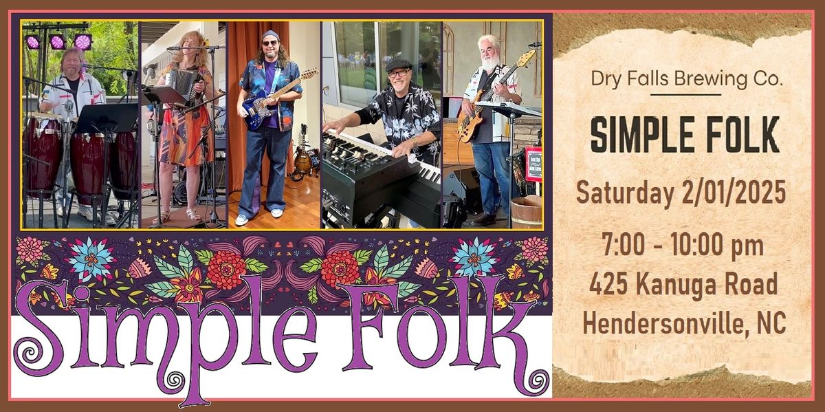 Simple Folk Quartet at Dry Falls Brewing