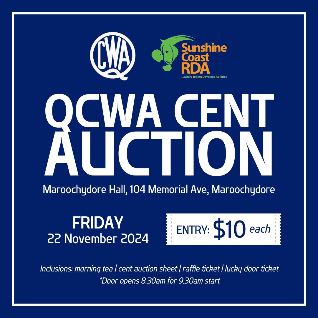 QCWA Maroochydore Cent Auction