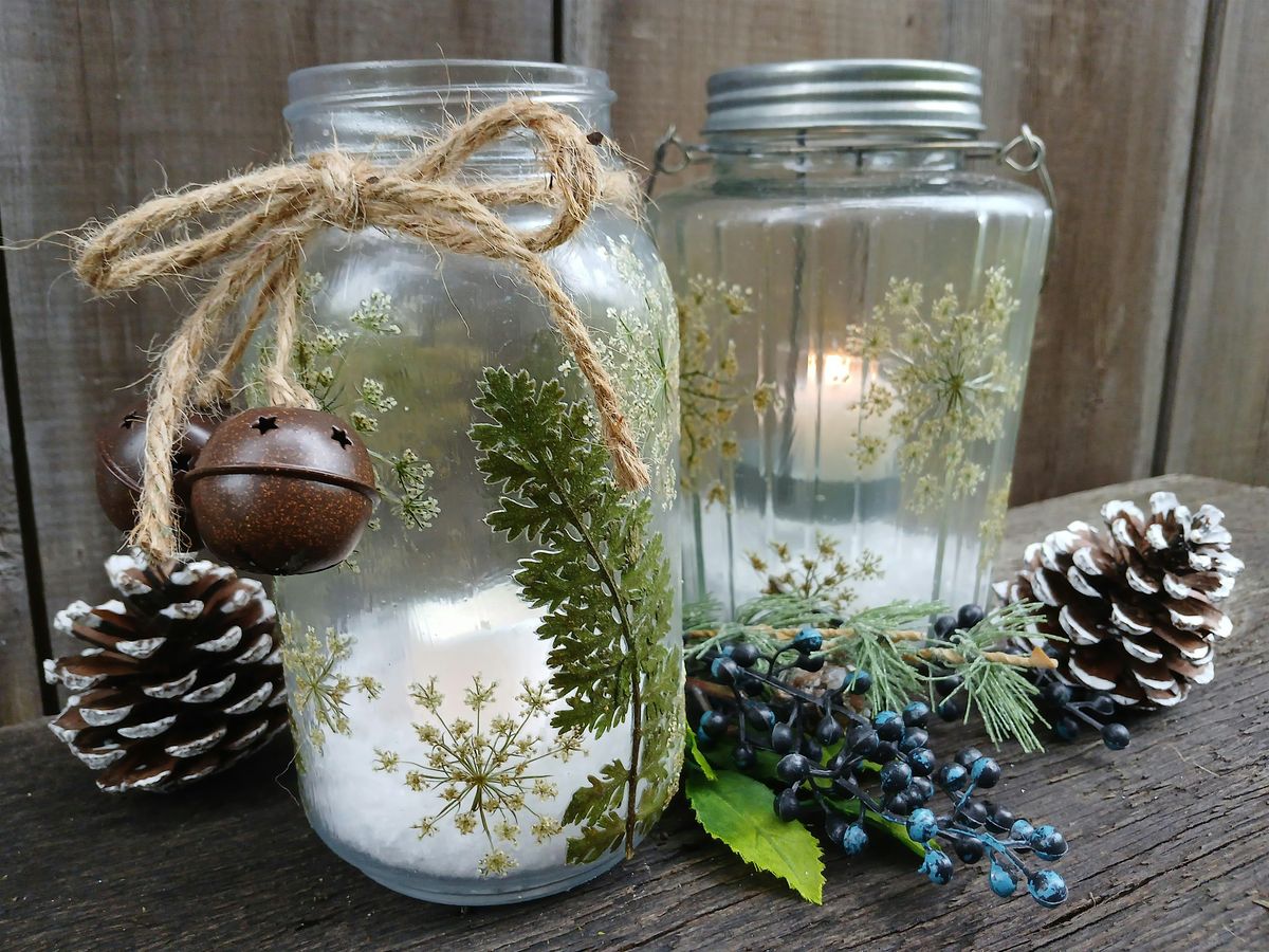 Winter Botanical Lantern Craft