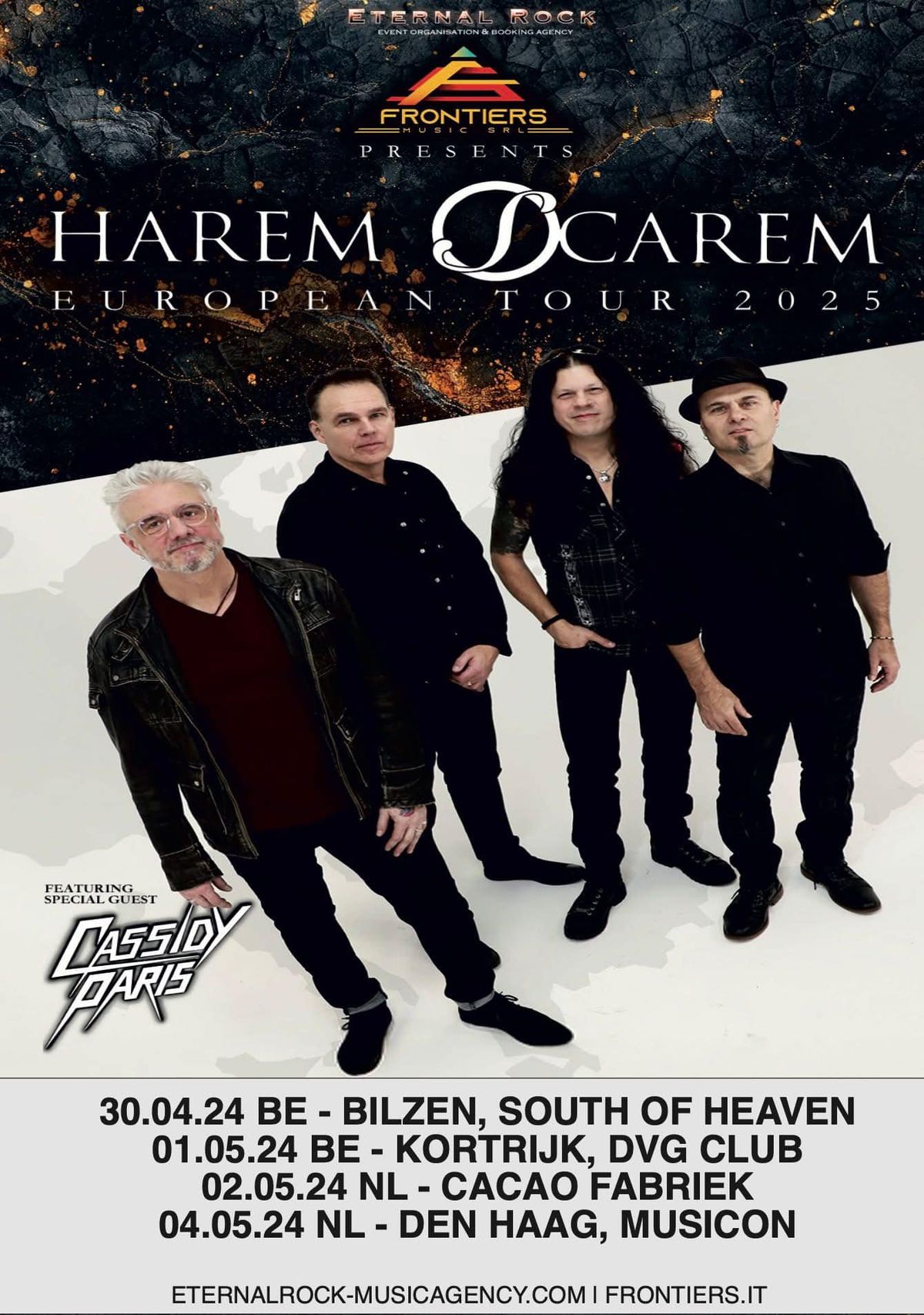 HAREM SCAREM + Support at South Of Heaven