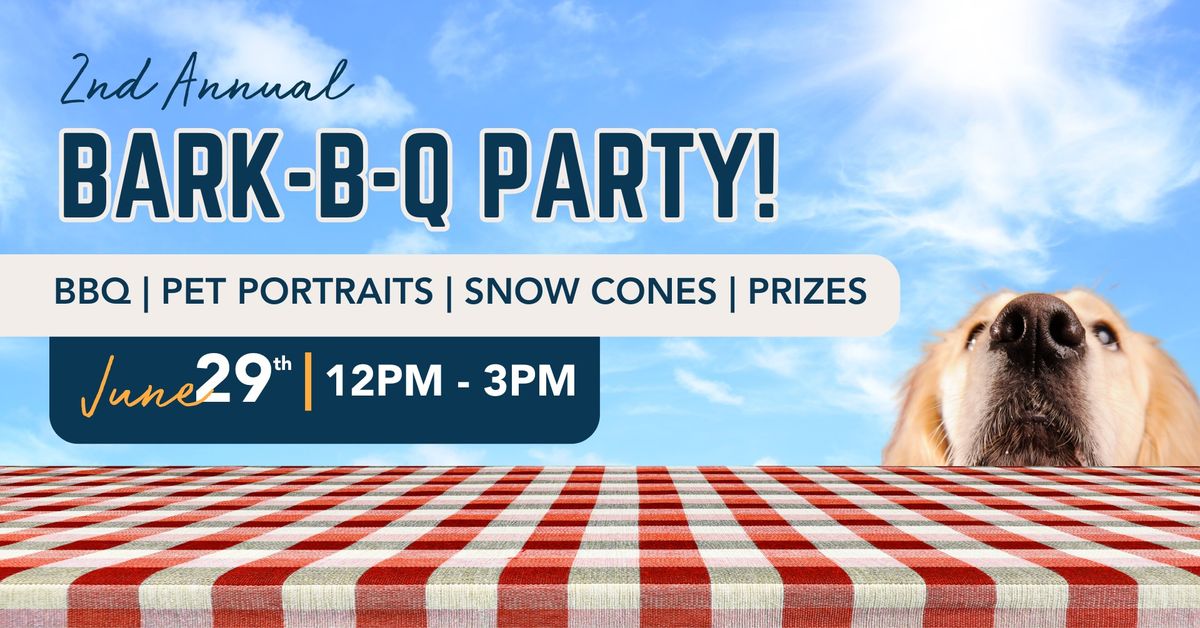 2nd Annual Bark-B-Q Party!