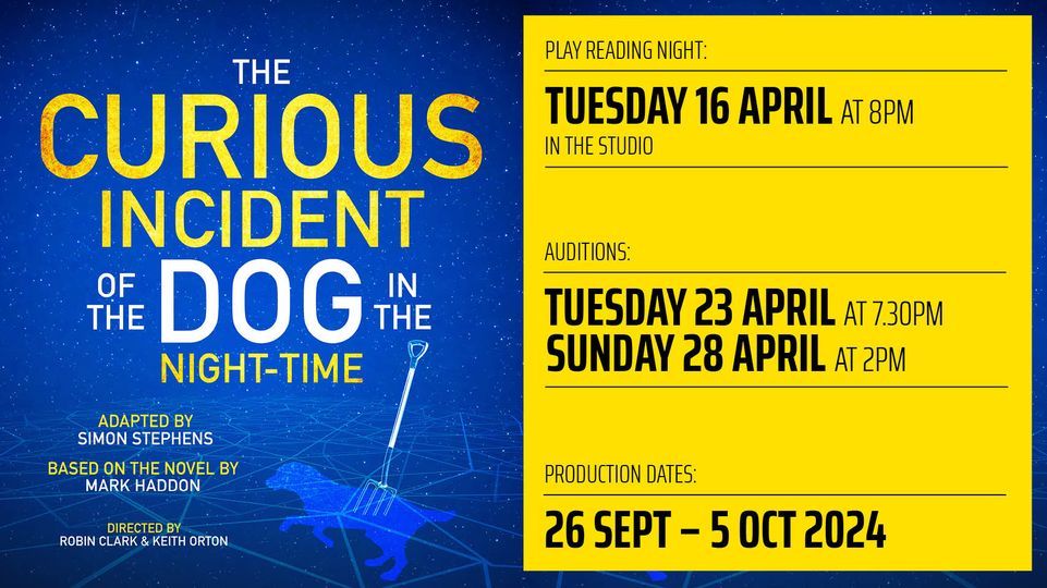 Open Auditions - The Curious Incident of the Dog in the Night-Time