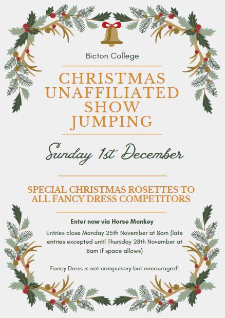 Christmas Unaffiliated Show Jumping