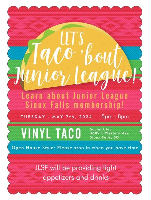 Let's Taco 'bout Junior League!