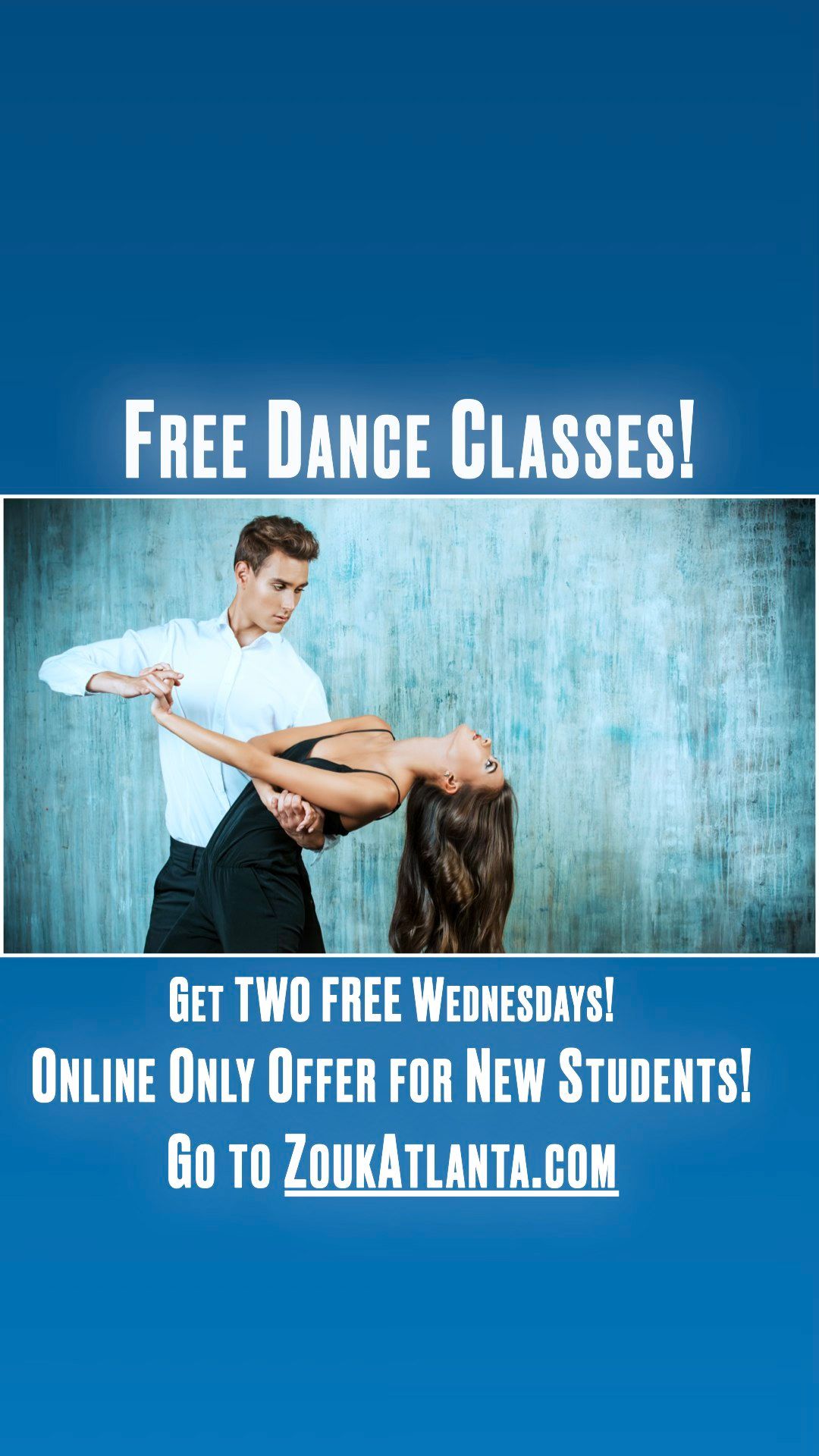 Two Free Dance Classes & Parties in Buckhead at Zouk Atlanta Wednesdays! New Dancers are Invited! \u2764\ufe0f