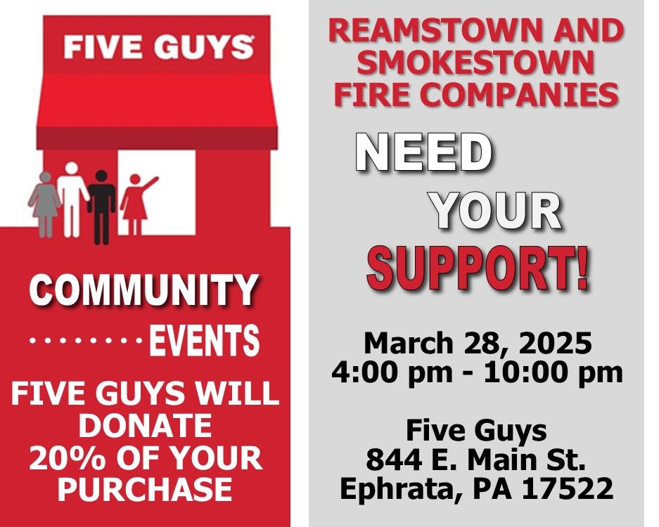 Five Guys Fundraiser