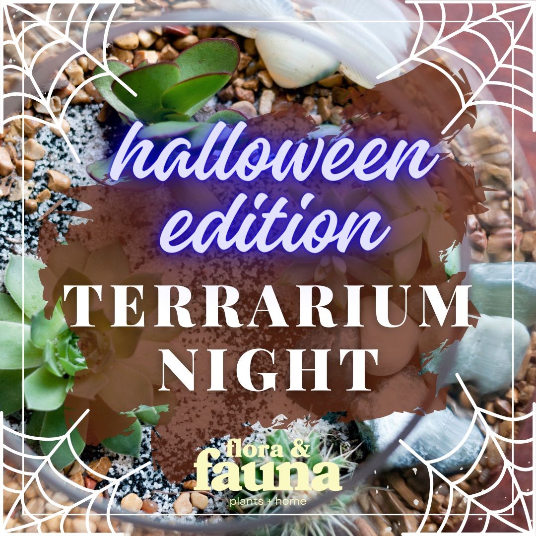 ALMOST SOLD OUT Terrarium Night Halloween Edition at Rustic Cork