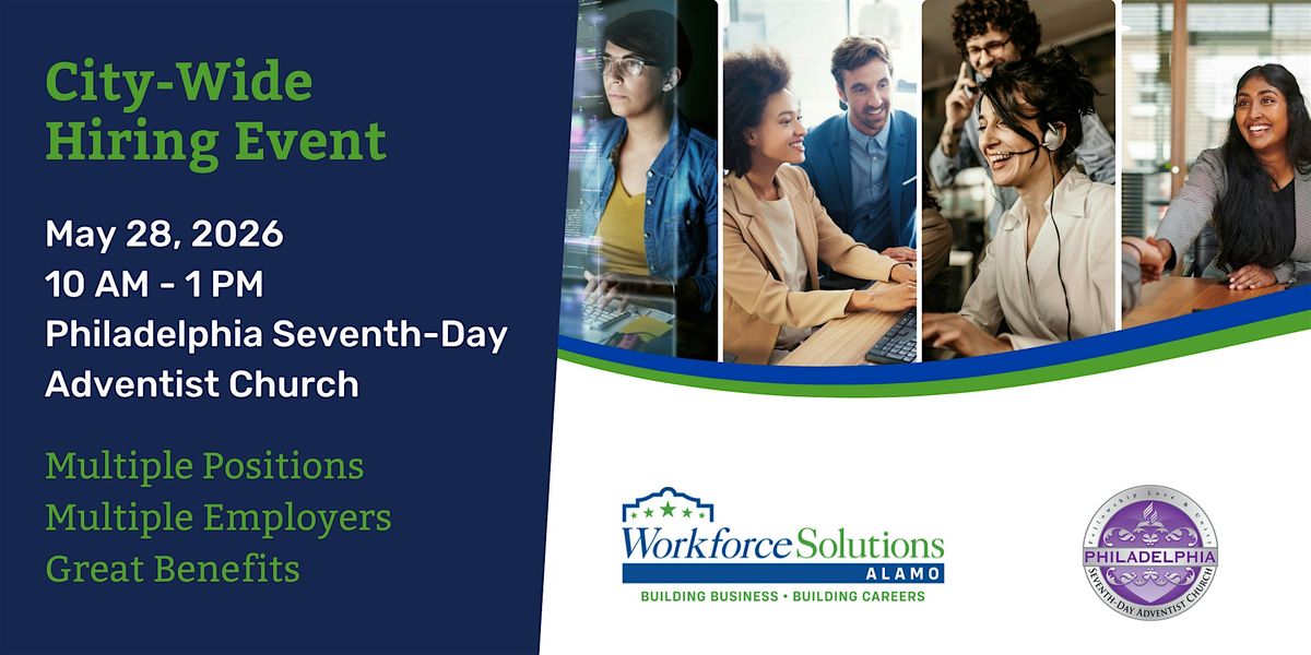 City Wide Job Fair In Partnership with Workforce Solutions Alamo