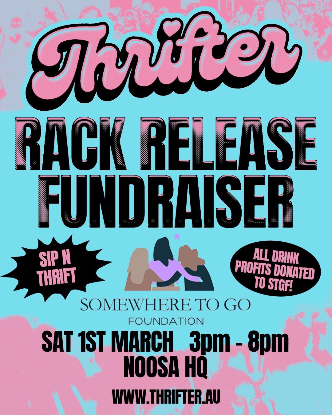 Thrifter SIP N THRIFT fundraiser 