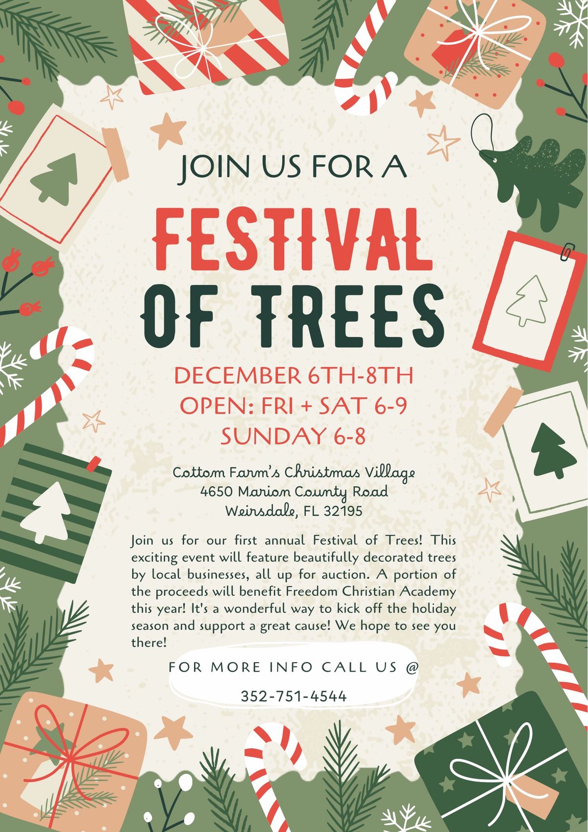 1st Annual Festival of Trees!