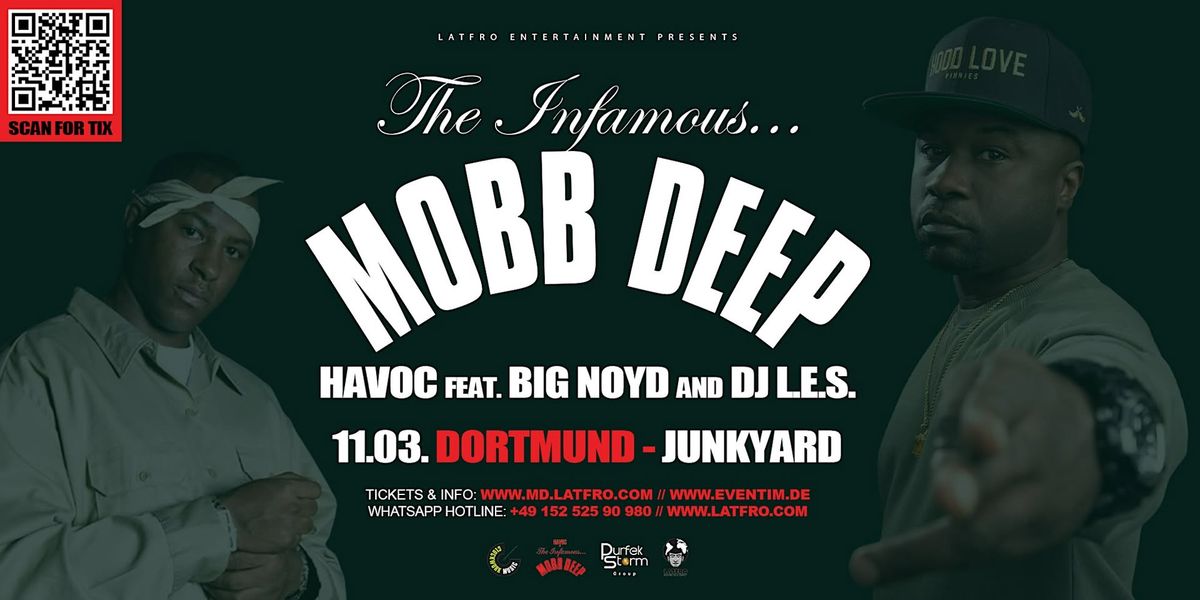 Mobb Deep (Havoc, Big Noyd, DJ.L.E.S.) Live in Dortmund